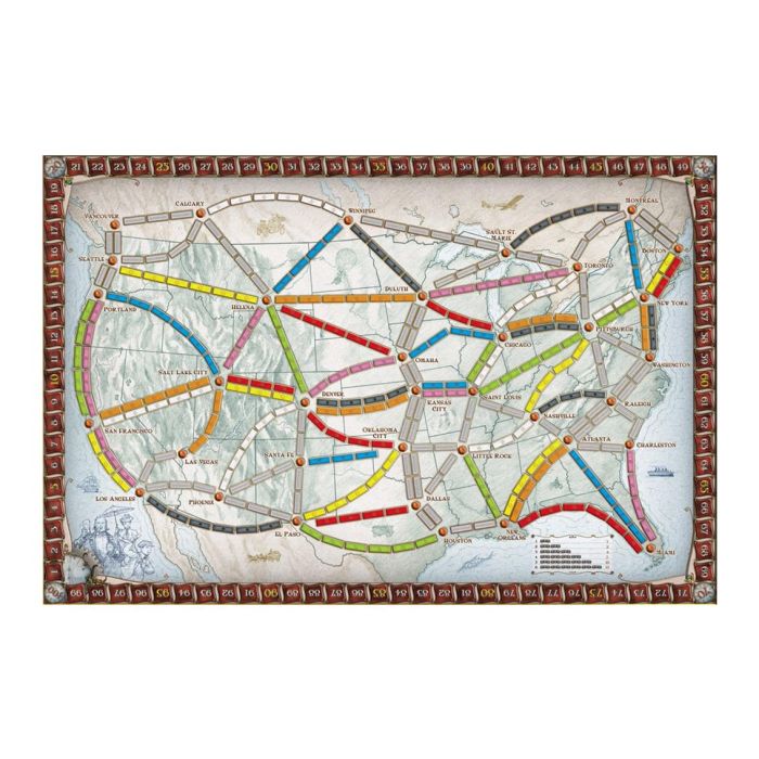 Days of Wonder Aventureros al Tren Juego de Mesa para 2-5 Jugadores Duración 30-60 min 1