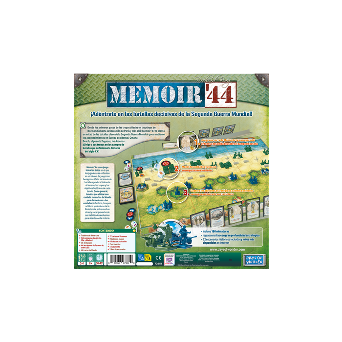 Juego Mesa Memoir 44 3 Juego Mesa Memoir 44 3