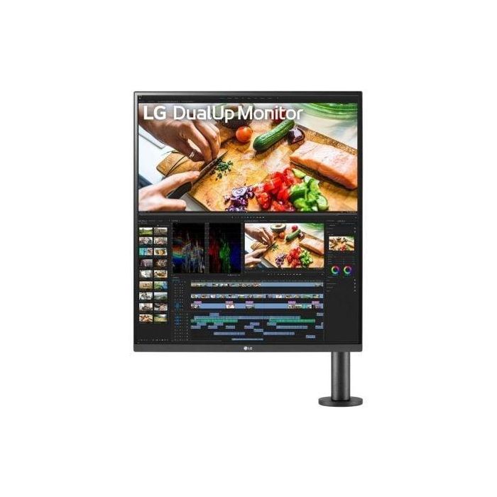 Monitor Profesional LG DualUp Ergo 28MQ780-B 27.6"/ SDQHD/ Multimedia/ Regulable en altura/ Negro Monitor Profesional LG DualUp Ergo 28MQ780-B 27.6"/ SDQHD/ Multimedia/ Regulable en altura/ Negro