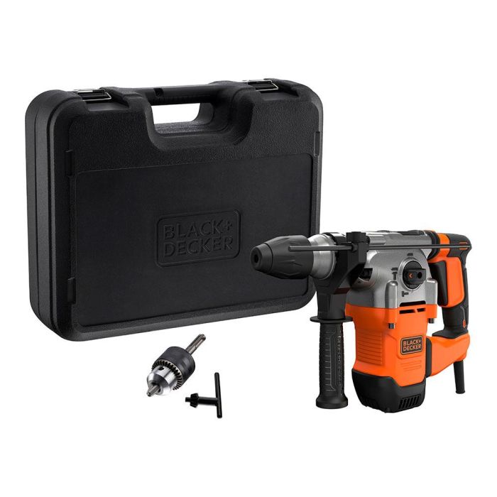 Black+Decker Martillo percutor SDS-Plus 1250W BEHS03K-QS, 3 modos, anti-vibración, maletín 1 Black+Decker Martillo percutor SDS-Plus 1250W BEHS03K-QS, 3 modos, anti-vibración, maletín 1