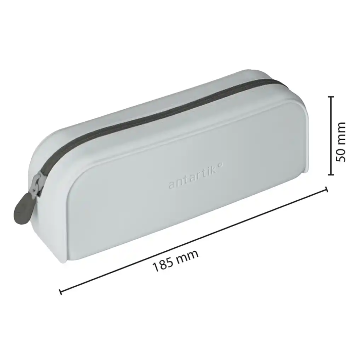 Antartik Prisma Estuche Portatodo Rectangular Silicona Soft Gris 185x50x75 mm 1 Antartik Prisma Estuche Portatodo Rectangular Silicona Soft Gris 185x50x75 mm 1