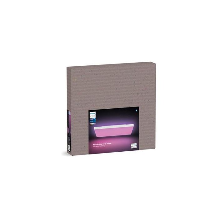 Philips Hue White & Color Ambiance Datura 600x600mm - Foco de superficie LED regulable IP20, 67W, 6500K, 1 bombilla incluida 3 Philips Hue White & Color Ambiance Datura 600x600mm - Foco de superficie LED regulable IP20, 67W, 6500K, 1 bombilla incluida 3