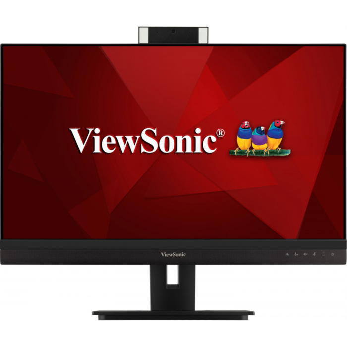 Viewsonic VG2756V-2K Monitor LED IPS 27" QHD (2560x1440) con Cámara, Altavoces, USB-C, Ethernet y Ergonómico Negro