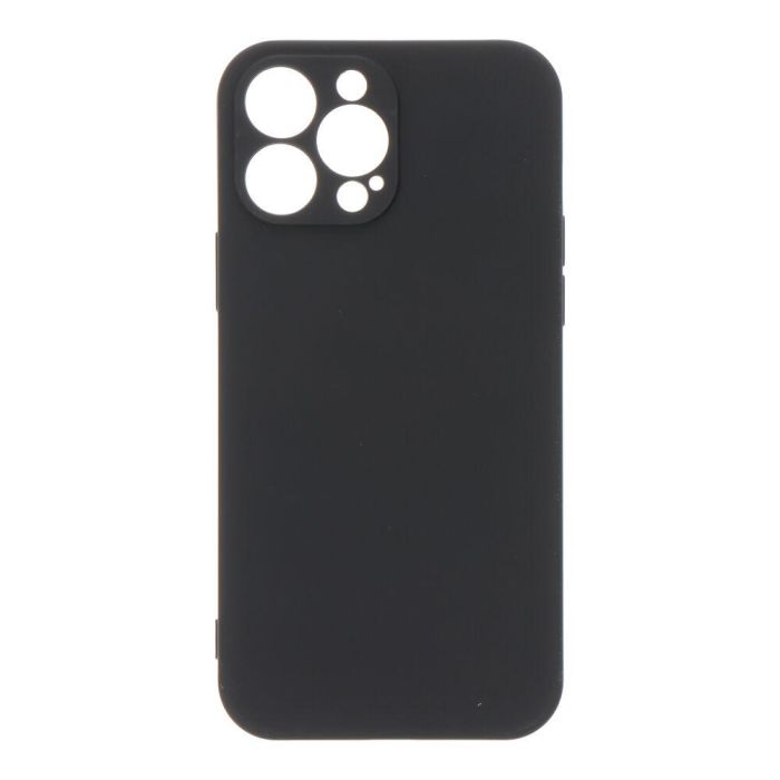 Carcasa negra de plástico soft touch para iphone 13 pro max