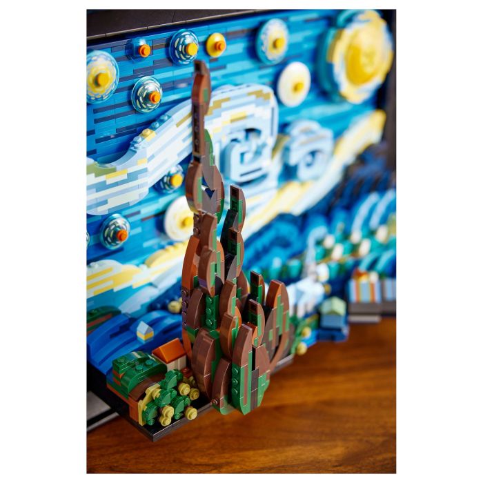 Lego Ideas 21333 Vincent Van Gogh - Lienzo de la Noche Estrellada Lámina Artística 3D - 2316 Piezas 15