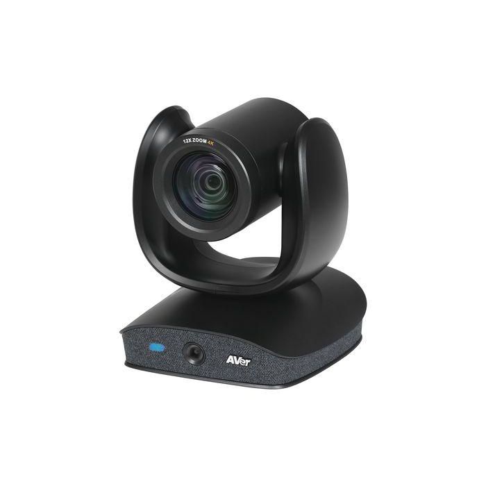 AVer CAM570 Cámara PTZ Dual 4K 12X Zoom Óptico, USB HDMI IP, Seguimiento Audio, Smart Frame Dinámico, PoE+, RS232, Entrada Audio 16