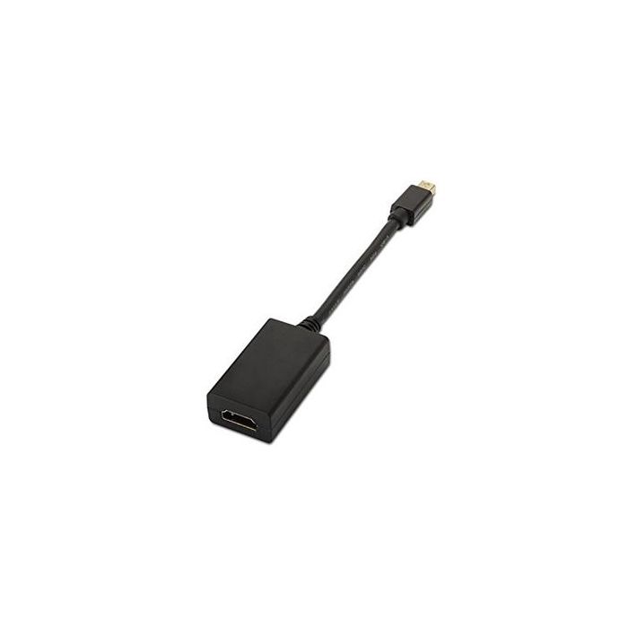 Conversor Nanocable 10.16.0102/ Mini DisplayPort Macho - HDMI Hembra/ 15cm/ Negro Conversor Nanocable 10.16.0102/ Mini DisplayPort Macho - HDMI Hembra/ 15cm/ Negro