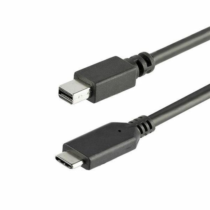 Adaptador USB C a Mini DisplayPort Startech CDP2MDPMM1MB Negro 1 m 0 Adaptador USB C a Mini DisplayPort Startech CDP2MDPMM1MB Negro 1 m 0