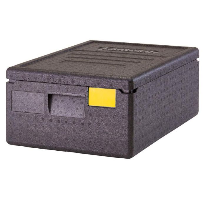 CAMBRO - EPP140-110 - Contenedor isotérmico con apertura superior Cam GoBox - 60 x 40 x 20,7 cm (M.Ext) - 53,8 x 33,8 x 14,5 cm (M.Int) - Negro