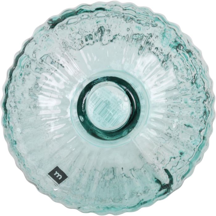 Inde Garrafa Vidrio Rayada 8 L "Apple" Ø 23.5 x 36.8 cm (2 Unidades)