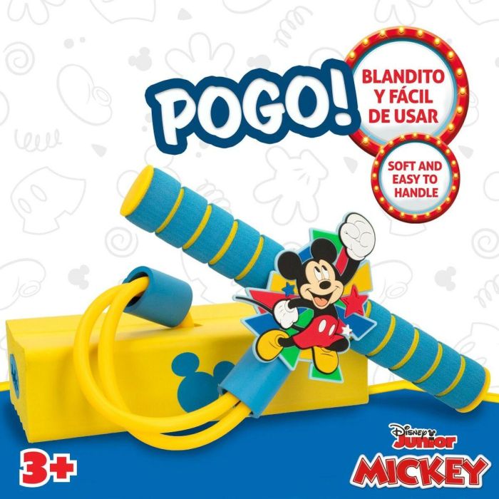 Saltador pogo Mickey Mouse 3D Amarillo Infantil (4 Unidades) 3