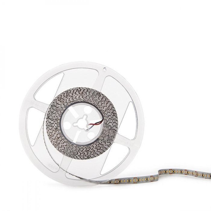 Tira de 204 LEDs/M 105W 2.450Lm CRI90 6000ºK SMD3014 24VDC IP20 x5M 50.000H [SU-3014-204-21W-CW 2