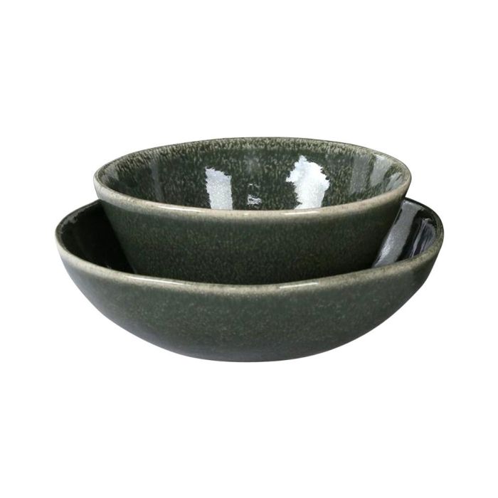 Bol Verde Home Deco Factory diámetro 15 cm 2 Bol Verde Home Deco Factory diámetro 15 cm 2
