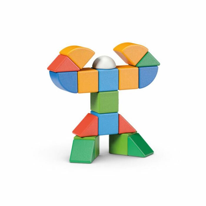 Geomag GEO1686145317319 Bloques Magnéticos Mi Pequeño Mundo de Formas - 25 Piezas - Educativo - Plástico Reciclado - 12+ Meses 1