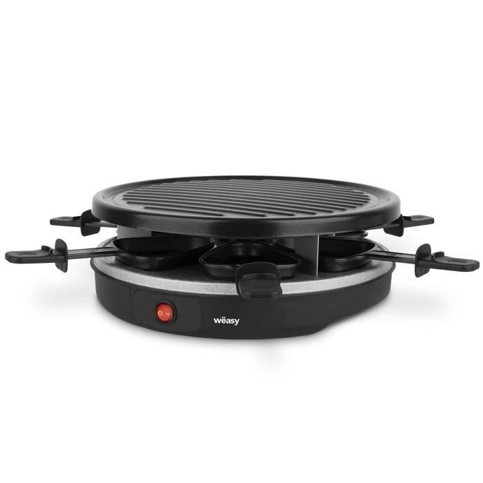 WEASY LUGA60 - Raclette y parrilla para 4 personas - 900W - Revestimiento antiadherente - 30x30cm - Placa extraíble 2 WEASY LUGA60 - Raclette y parrilla para 4 personas - 900W - Revestimiento antiadherente - 30x30cm - Placa extraíble 2