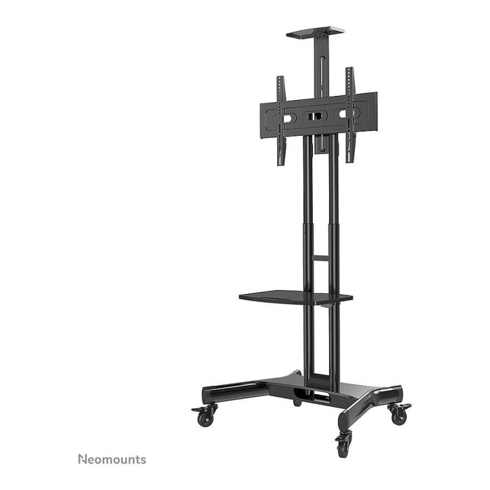 Neomounts NM-M1700BLACK Carrito para Pantallas de 32-75", 50 kg, Altura Ajustable 104-154 cm, VESA 200x200-600x400, Negro 1