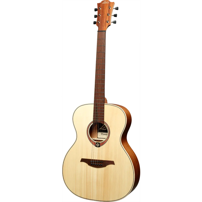 LAG Guitarra Acústica Lâg Auditorium Tramontane 70 - Natural, Folk, Abeto Engelmann Macizo, Caoba, Satinado 2