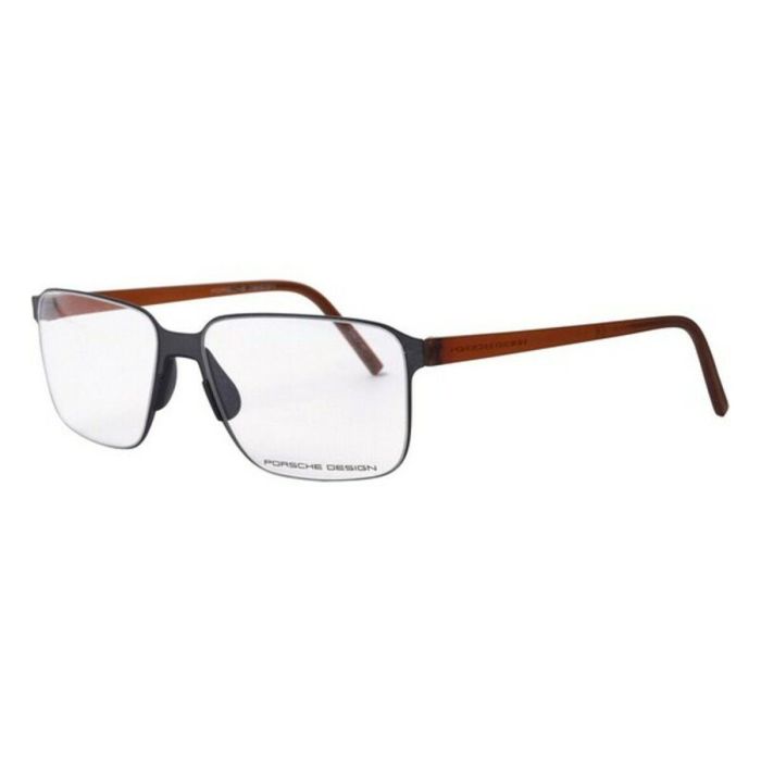 Montura de Gafas Hombre Porsche P8313-C Negro Ø 55 mm Montura de Gafas Hombre Porsche P8313-C Negro Ø 55 mm