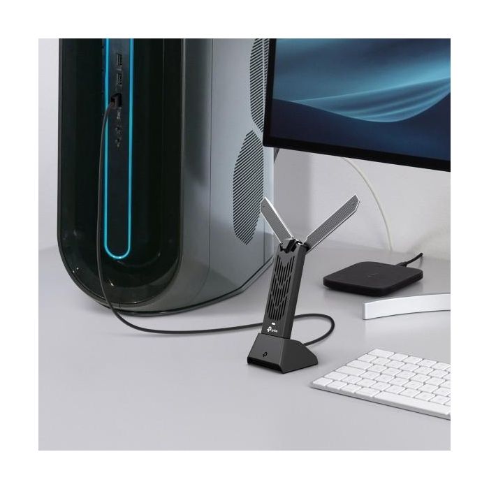 TP-Link Adaptador Wi-Fi 7 Archer TBE400UH BE6500 Tri-Band USB 4