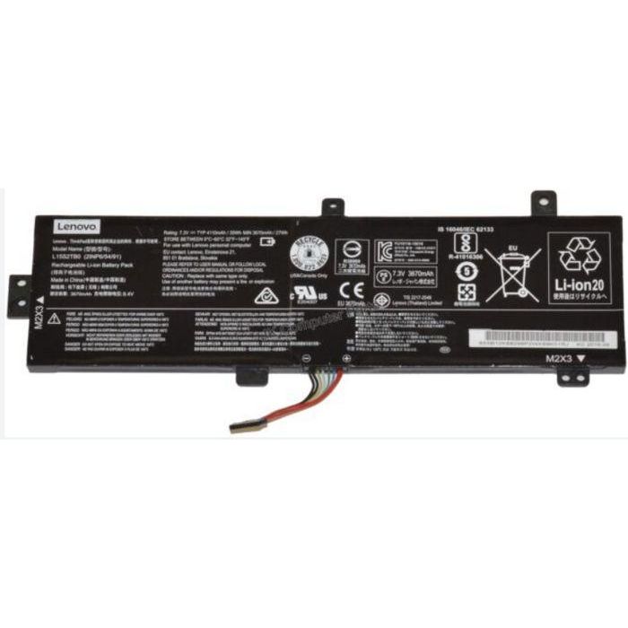 Lenovo Batería de Recambio Original para Portátil IdeaPad 310N - 7.3V, 30Wh, 3670mAh de Alta Capacidad, 2 Celdas