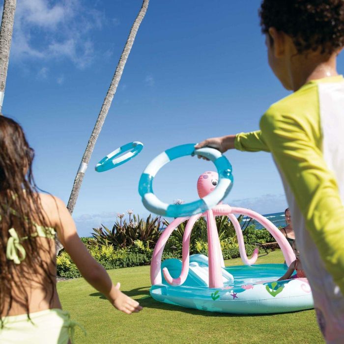 Piscina hinchable centro de juegos pulpo. (capacidad 229litros) (+2 años) 2,34x1,83x1,50 cm 2