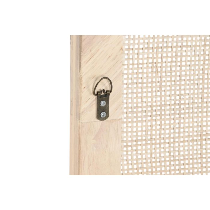 Cabecero de Cama Home ESPRIT Natural Madera de caucho 180 x 3,5 x 120 cm 3