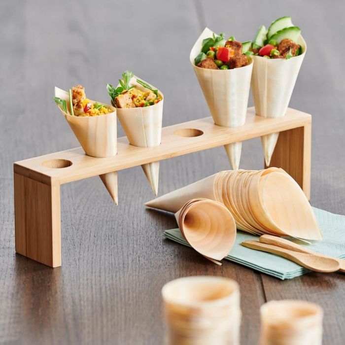 Set de 10 conos de madera Algon 15.5 cm (24 Cajas) 2 Set de 10 conos de madera Algon 15.5 cm (24 Cajas) 2