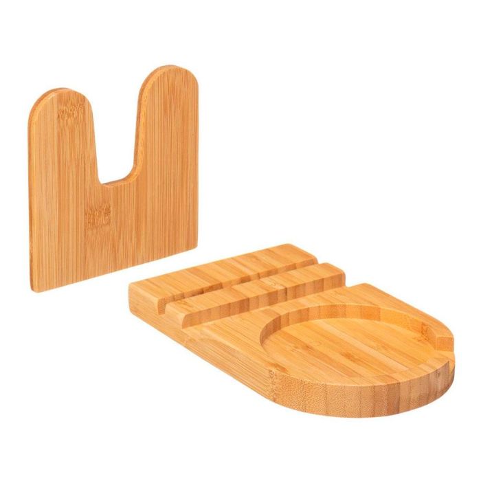 5Five Reposa cucharas de bambú 20x12.5x12cm - Madera 1 5Five Reposa cucharas de bambú 20x12.5x12cm - Madera 1