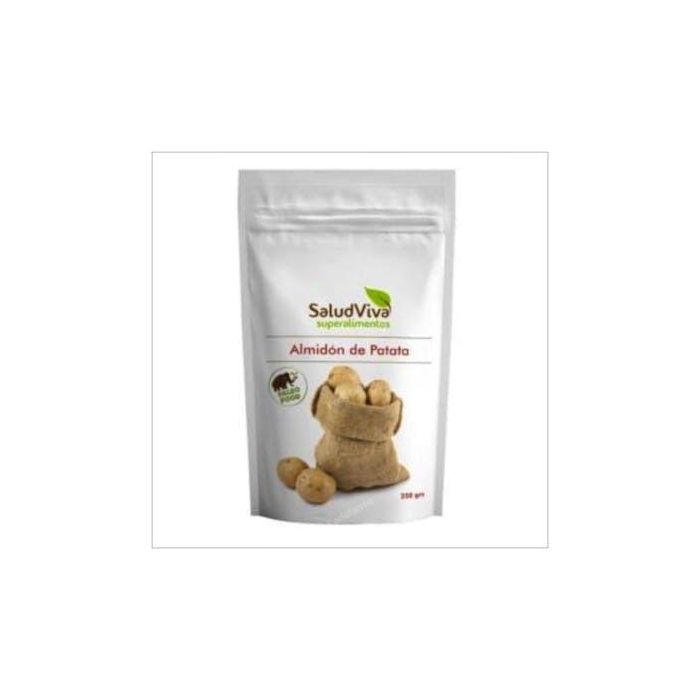 SALUD VIVA Almidón de Patata 250g Sin Gluten Sin Azúcar Vegano Ecológico - Ideal para Espesar Recetas