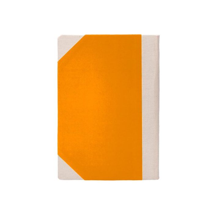 Libro Cartone Cosido Fernandes Flecha Din A6+ Rayado Horizontal 50 Hojas 100 gr Naranja 2