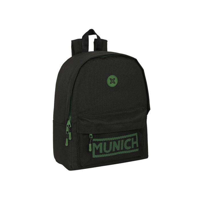 Mochila para Portátil Munich Caviar Negro 31 x 40 x 16 cm