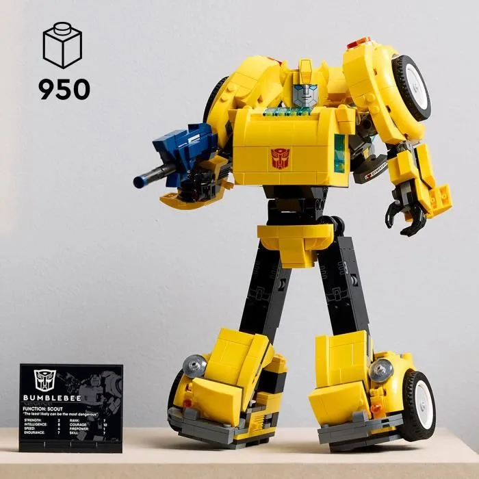 Lego 10338 Transformers Bumblebee Figura de robot adulto para construir (1808 piezas) 1