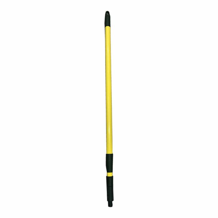 Faura Mango extensible para cepillo de barrer césped (0.80m - 1.40m) Metal Lacado Amarillo 28051