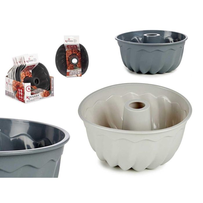 Molde de Silicona para Roscón Surtido Kinvara 22x10x22 cm, Gris, Apto Horno y Lavavajillas (12 Unidades) Molde de Silicona para Roscón Surtido Kinvara 22x10x22 cm, Gris, Apto Horno y Lavavajillas (12 Unidades)