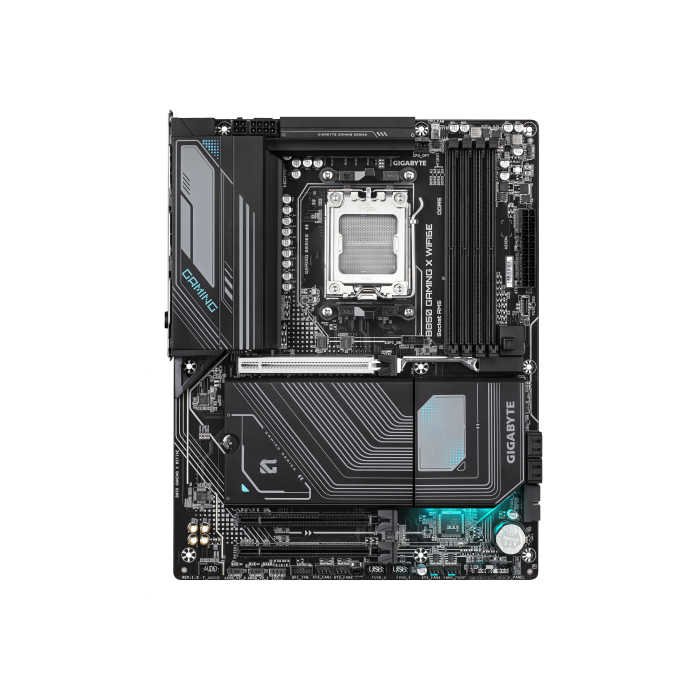 GIGABYTE B850 GAMING X WIFI6E Placa Base - Procesadores AMD Ryzen Serie 9000, VRM digital de 12+2+2 fases, hasta 8200MHz DDR5 (OC), 1xPCIe 5.0 + 2xPCIe 4.0 M.2, LAN 2.5G, WiFi 6E, USB 3.2 Gen 2x2 1 GIGABYTE B850 GAMING X WIFI6E Placa Base - Procesadores AMD Ryzen Serie 9000, VRM digital de 12+2+2 fases, hasta 8200MHz DDR5 (OC), 1xPCIe 5.0 + 2xPCIe 4.0 M.2, LAN 2.5G, WiFi 6E, USB 3.2 Gen 2x2 1