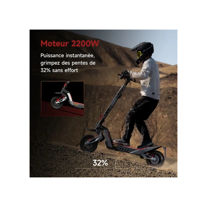 NAVEE XT5 PRO Patinete Eléctrico Todoterreno 2200W 75 km Autonomía Neumáticos 12" Suspensión Gris 2 NAVEE XT5 PRO Patinete Eléctrico Todoterreno 2200W 75 km Autonomía Neumáticos 12" Suspensión Gris 2