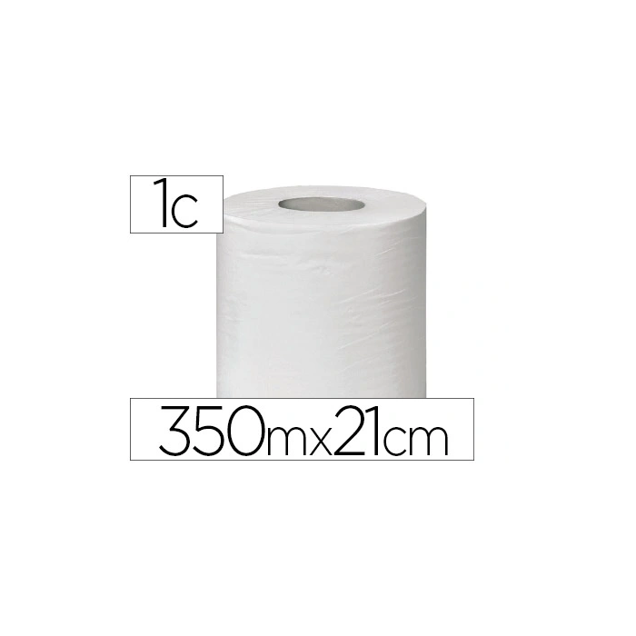Buga Papel Secamanos Rollo Blanco Reciclado 100% 35x21cm 1 Capa 43 g/m2 350 m 0 Buga Papel Secamanos Rollo Blanco Reciclado 100% 35x21cm 1 Capa 43 g/m2 350 m 0