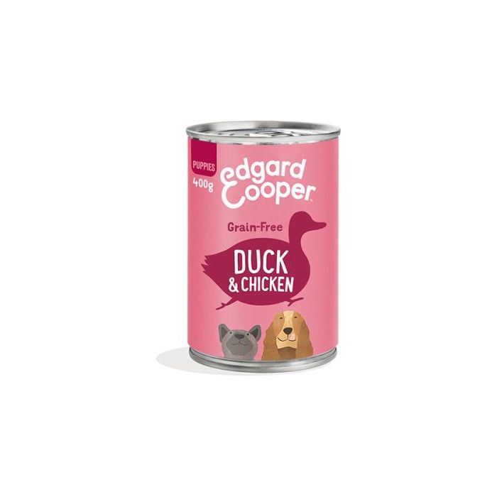 Canine Puppy Pato Y Pollo Lata 6x400 gr