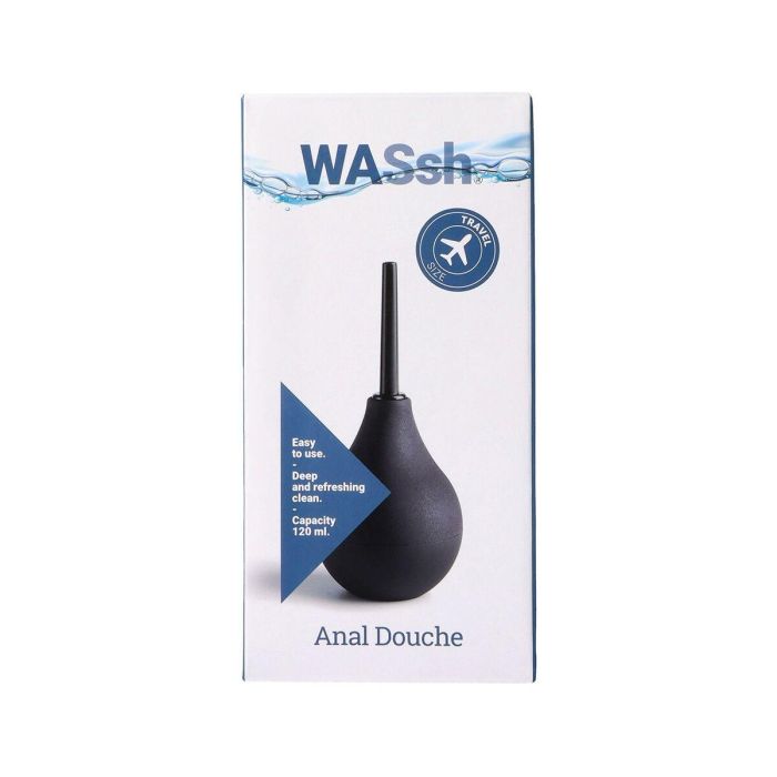 Lavativa Con Tapón Anal Expandible Virgite Negro 120 ml 5 Lavativa Con Tapón Anal Expandible Virgite Negro 120 ml 5