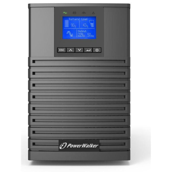 PowerWalker VFI 1000-3000 ICT/ICR UPS Online 1000VA/1000W Doble Conversión Factor Potencia Unitario Pantalla LCD 3