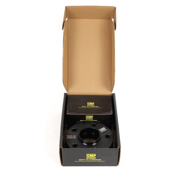 Omp OMPS08802001 Juego Separadores Coche 20 mm PCD 5x114.3 CB 67.1 Aluminio Forjado Negro 2