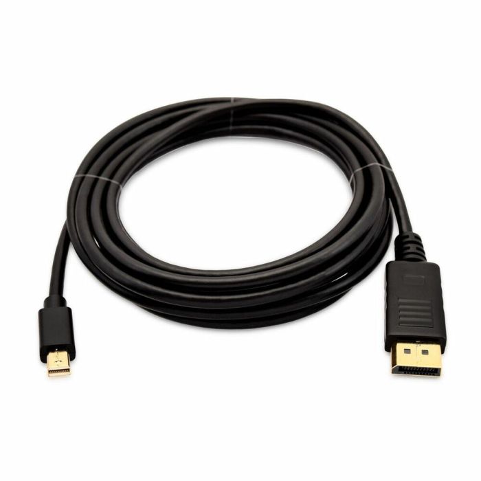 Cable DisplayPort Mini a DisplayPort V7 V7MDP2DP-03M-BLK-1E Negro 3 m Cable DisplayPort Mini a DisplayPort V7 V7MDP2DP-03M-BLK-1E Negro 3 m