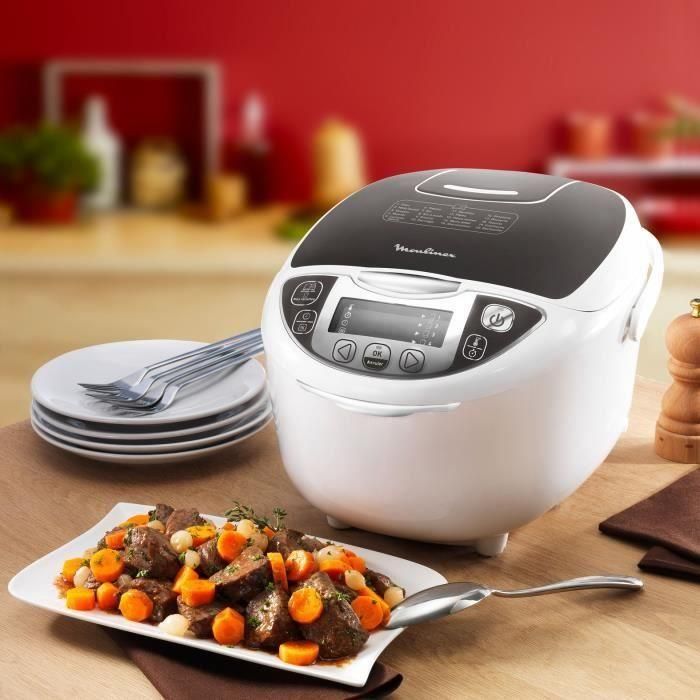 MOULINEX MK708E10 Multicooker eléctrico 25 en 1 - 750W - Blanco / Gris 2 MOULINEX MK708E10 Multicooker eléctrico 25 en 1 - 750W - Blanco / Gris 2