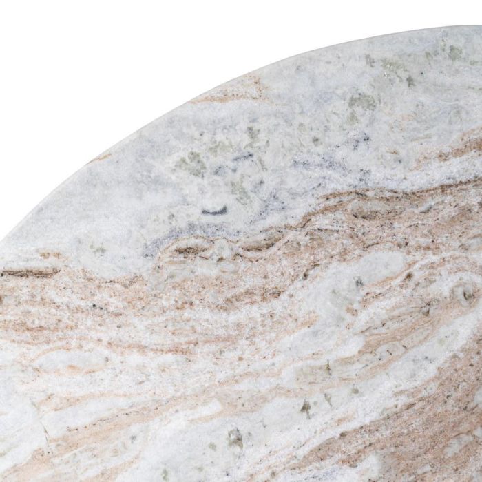 Mesa Comedor Mármol/Madera Salón 120 X 120 X 76 cm