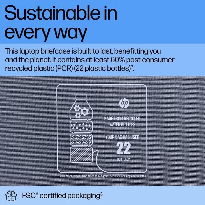 Maletín para Portátil HP A08JTAA Gris 6