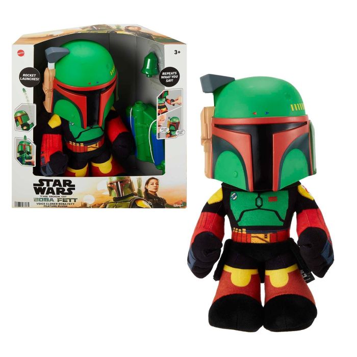 Mattel Hhw55 Figura de Acción Star Wars Boba Fett Mandalorian con Lanza Cohetes, Cambiador de Voz y 30cm (+3 años) 0 Mattel Hhw55 Figura de Acción Star Wars Boba Fett Mandalorian con Lanza Cohetes, Cambiador de Voz y 30cm (+3 años) 0