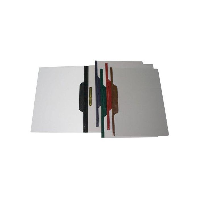 Dosier Fastener Grafoplas Pvc Fº Lomo Curvo Azul 50 unidades