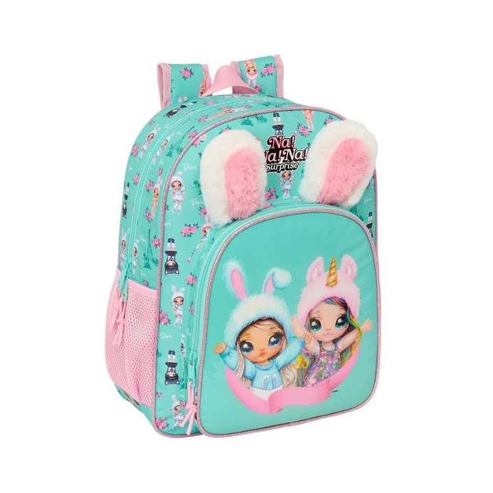 Safta Mochila Junior Na! Na! Na! Bunny Adaptable a Carro 380x320x120 mm