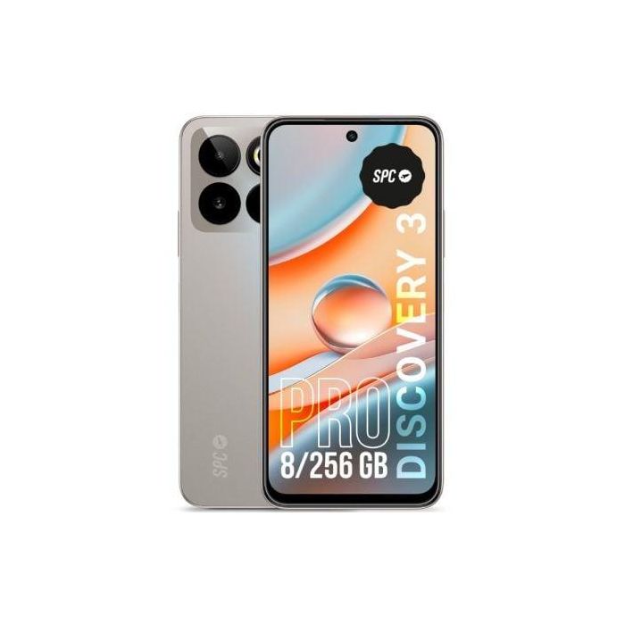 SPC 25288256L Discovery 3 Pro 8GB/256GB, Pantalla 6.7" 120Hz, Cámara 50MP, Batería 5000mAh, Carga Rápida 33W, Android 14, Niebla Lunar 0 SPC 25288256L Discovery 3 Pro 8GB/256GB, Pantalla 6.7" 120Hz, Cámara 50MP, Batería 5000mAh, Carga Rápida 33W, Android 14, Niebla Lunar 0