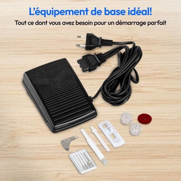 Máquina de coser - MEDION - SM 70 - 71W - 12 puntadas - 700 rpm - LED - Turquesa 2 Máquina de coser - MEDION - SM 70 - 71W - 12 puntadas - 700 rpm - LED - Turquesa 2